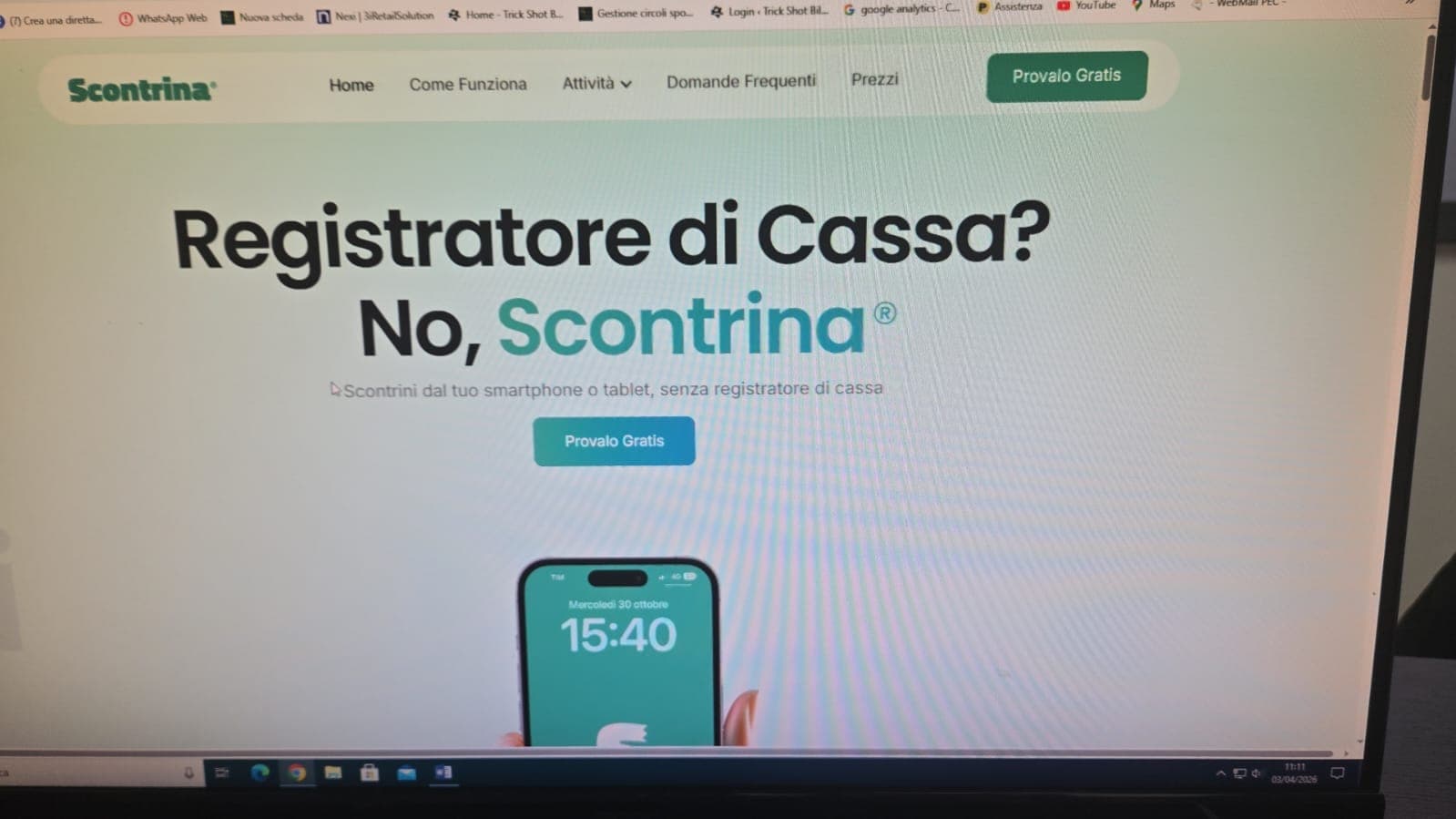 Scontrina — "Registratore di Cassa? No, Scontrina" senza RT certificato